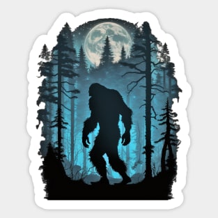 Bigfoot Sasquatch Sticker Sticker